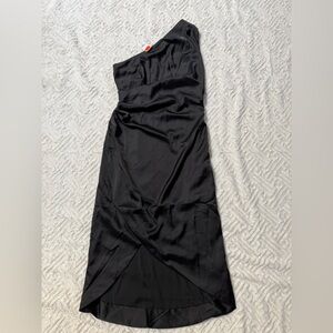 Banana Republic Black One-Shoulder Dress